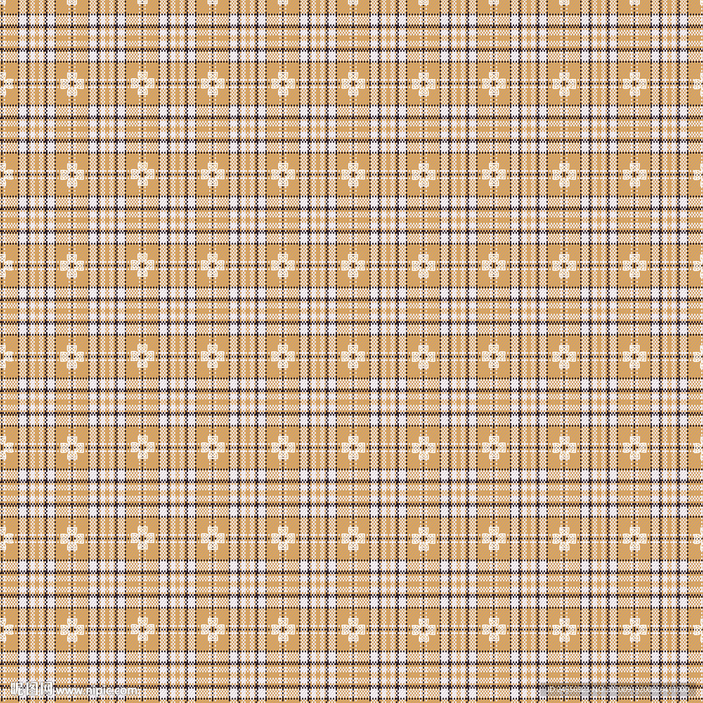 中式多色线条格子花纹画布布纹