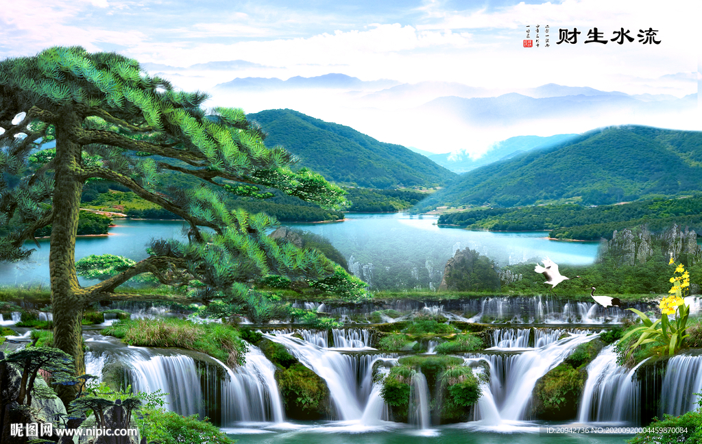 山水画 水墨山水画 意境山水画