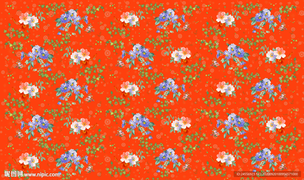 牡丹花花布纹缠枝莲纹玫瑰花兰花