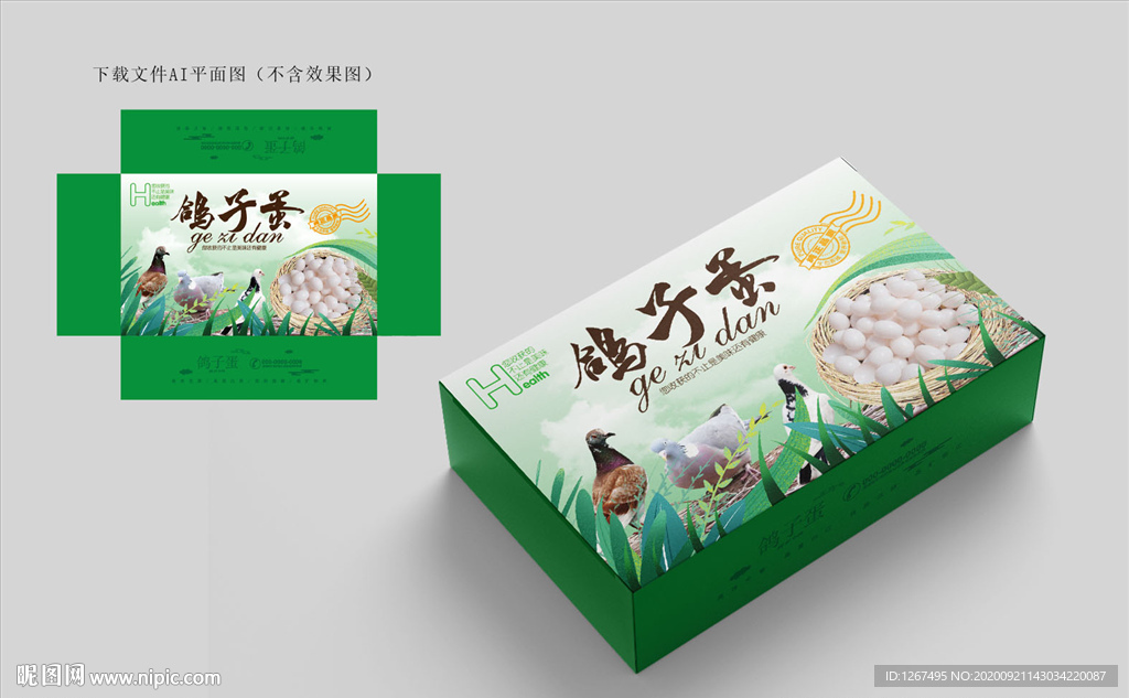 鸽子蛋包装