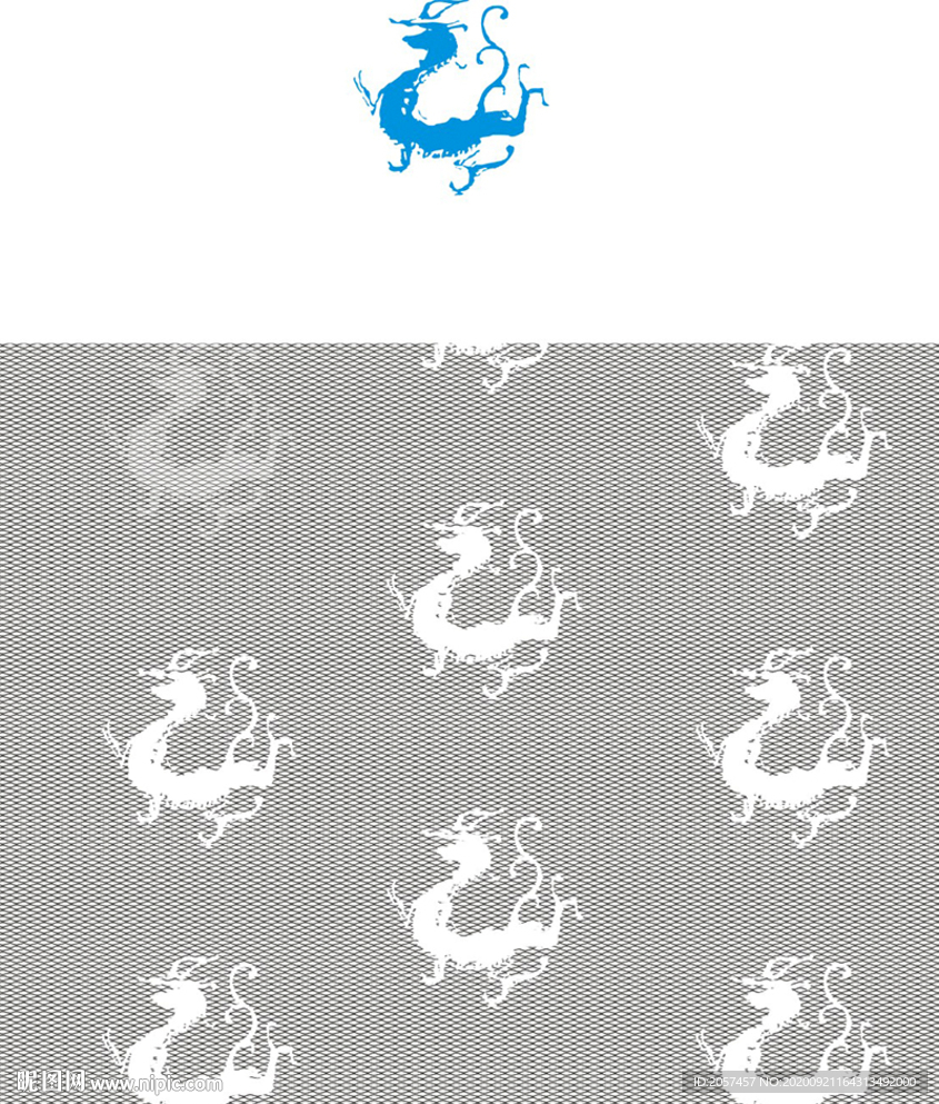 底纹 龙 水纹