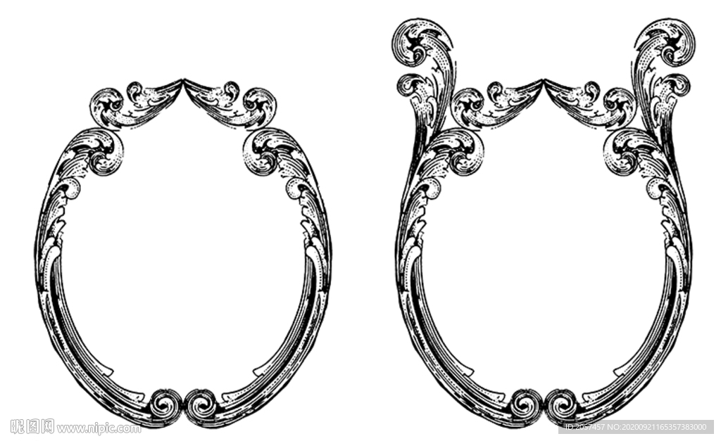 花纹 框 红酒 花边 巴洛克