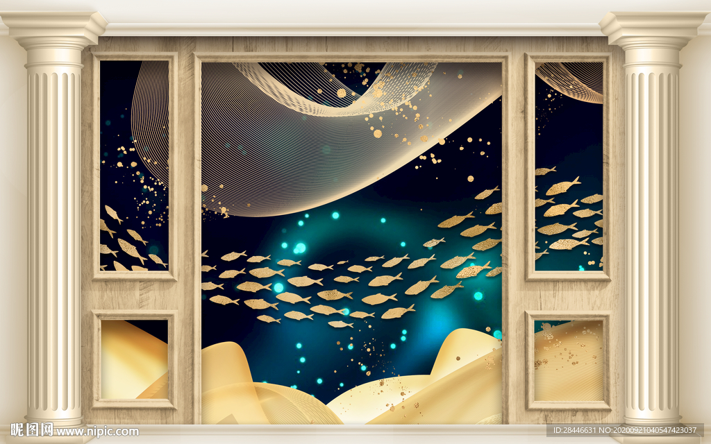 轻奢护墙板背景墙