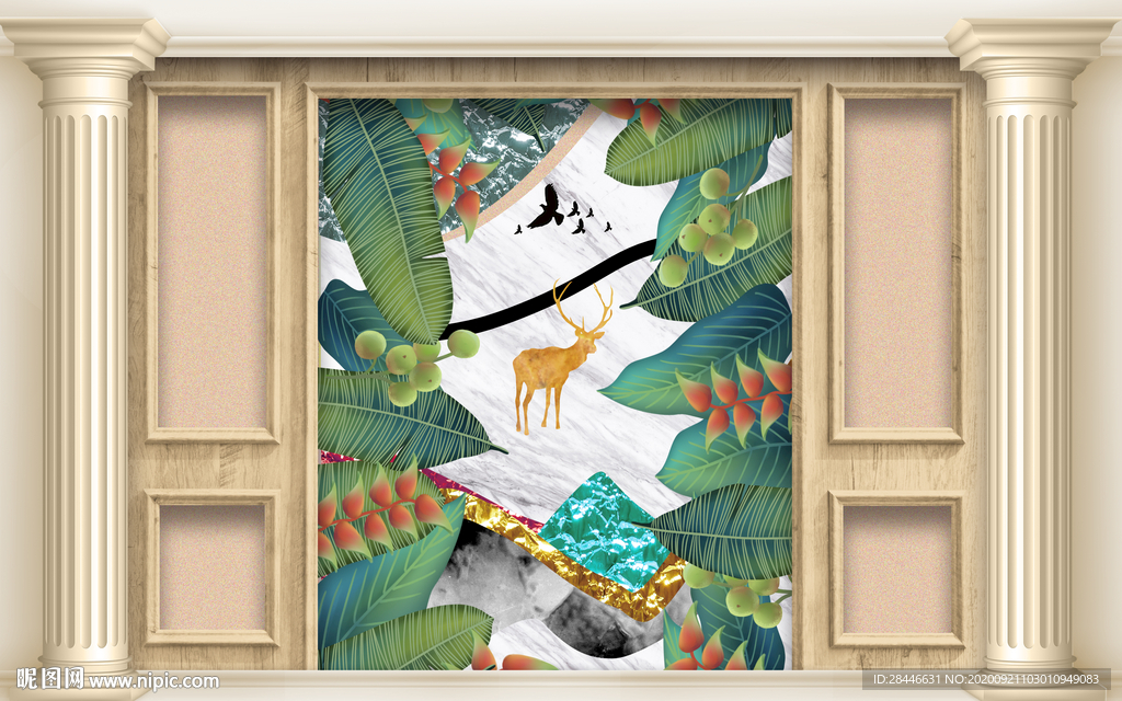 轻奢护墙板背景墙