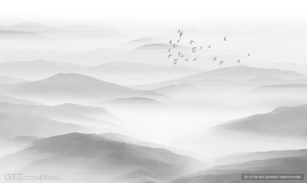 新中式山水画