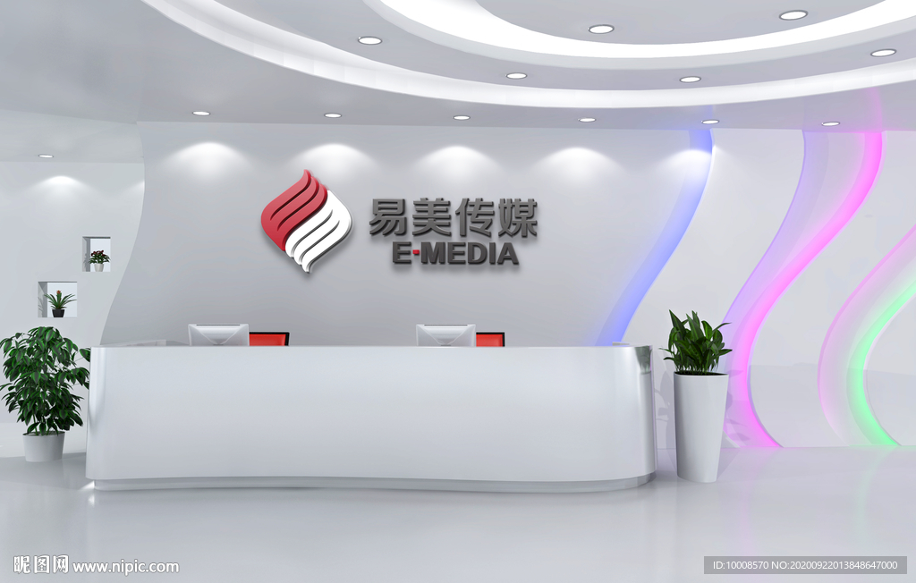 形象墙样机 LOGO样机