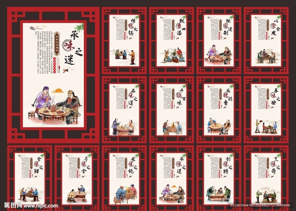 火锅 火锅文化 火锅展板