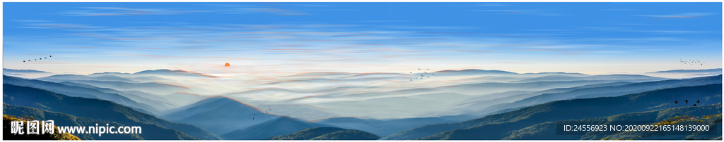 水墨山水画意境山水画禅境山水