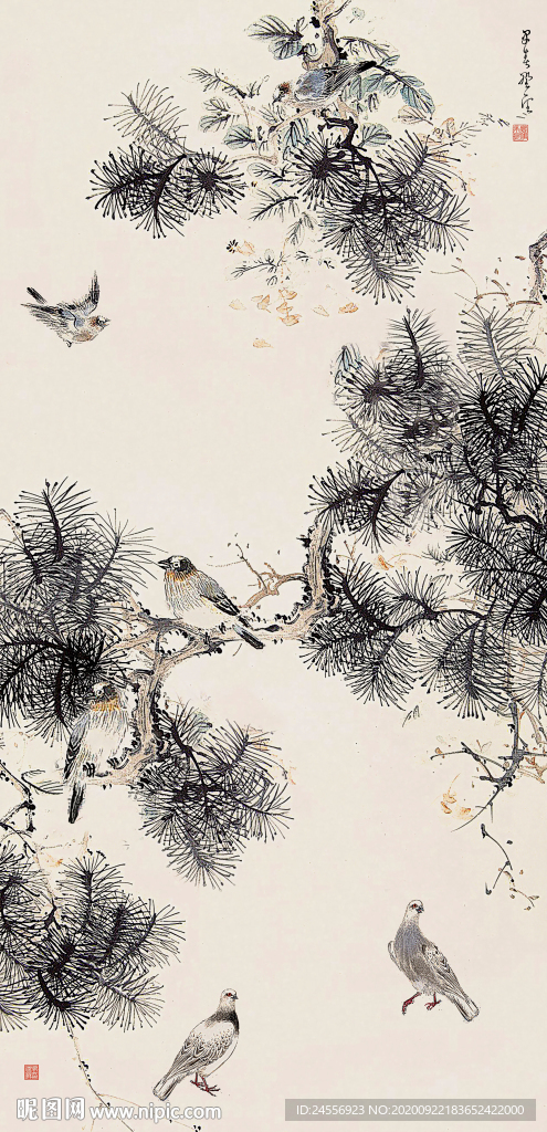 国画花鸟画工笔花鸟画