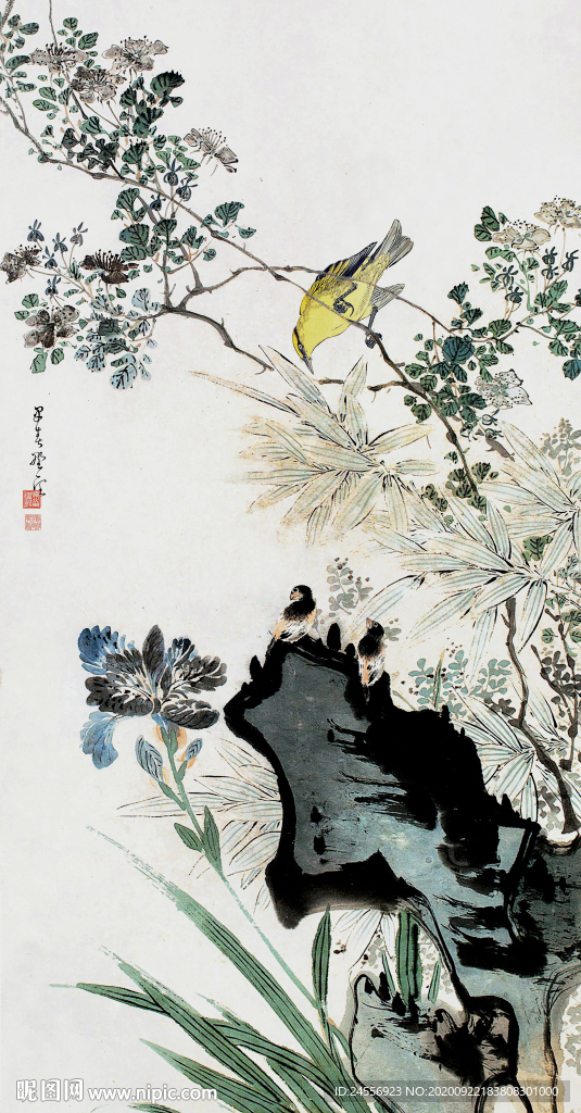 国画花鸟画工笔花鸟画