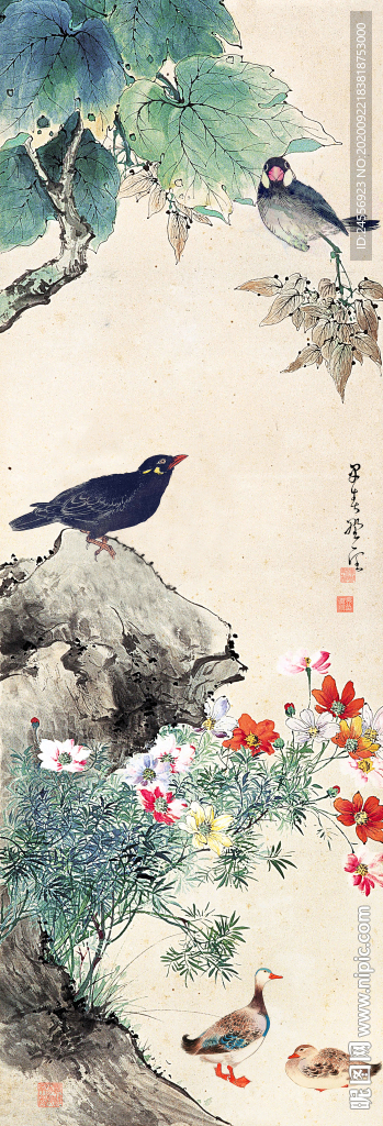 国画花鸟画工笔花鸟画