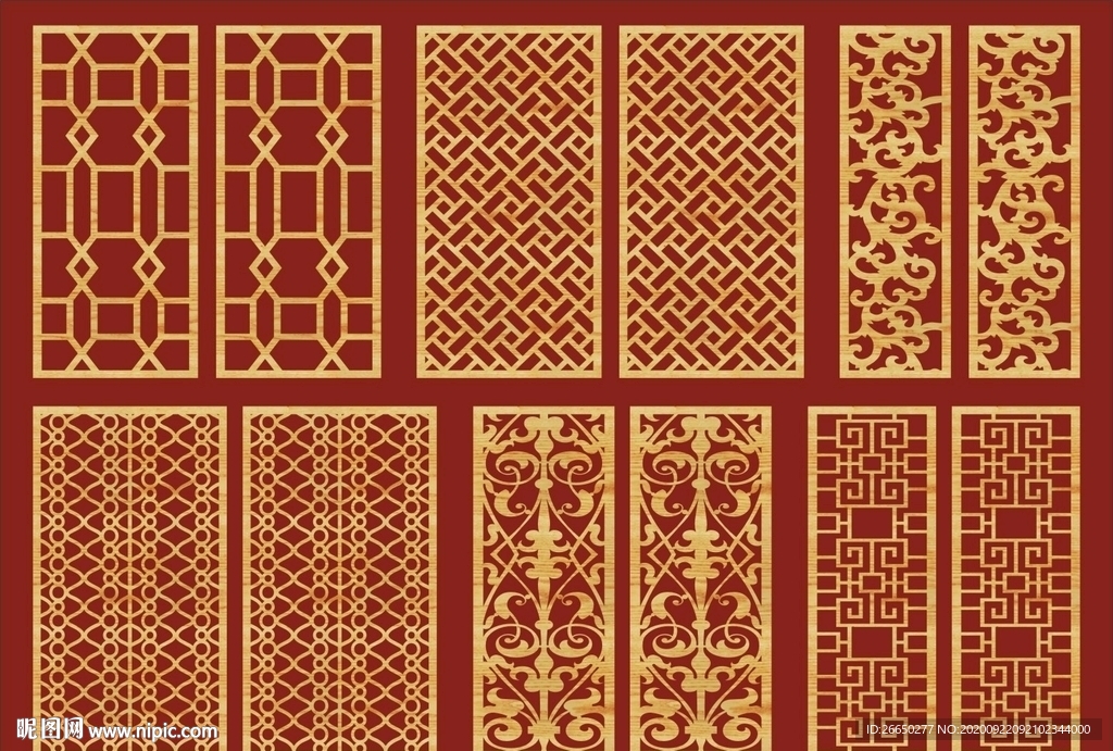 窗格设计图__室内设计_环境设计_设计图库_昵图网nipic.com