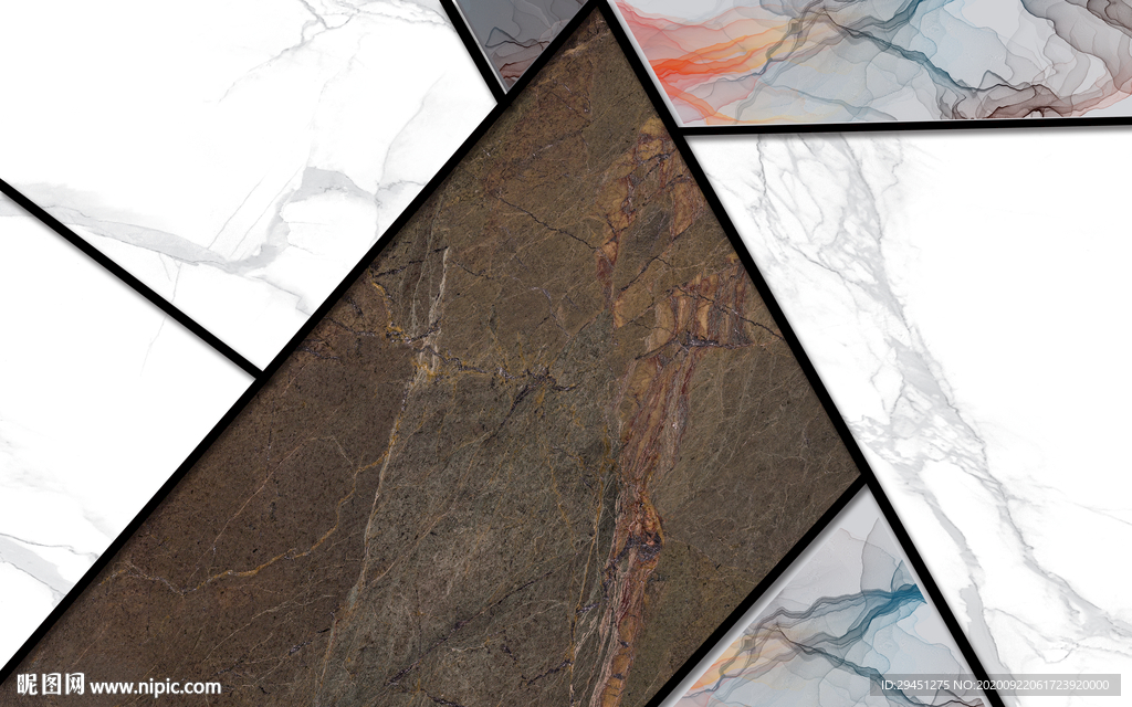 高清 组合背景墙 TIF分层