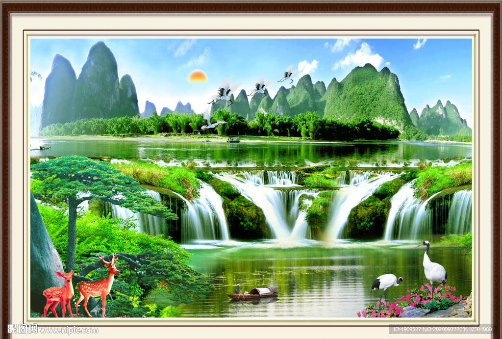 迎客松 迎客松图