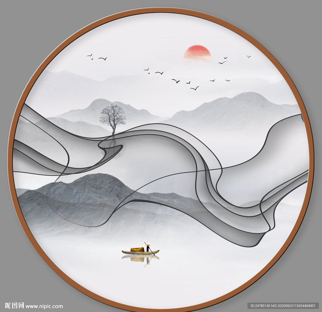 山水装饰画