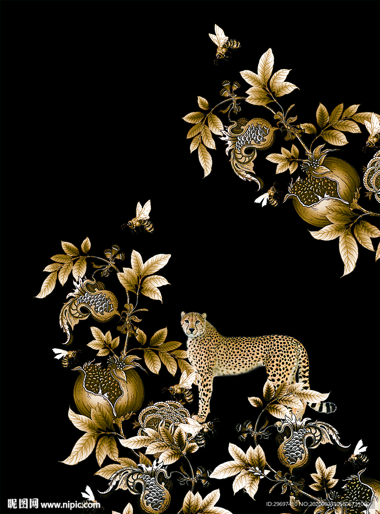 老虎 花