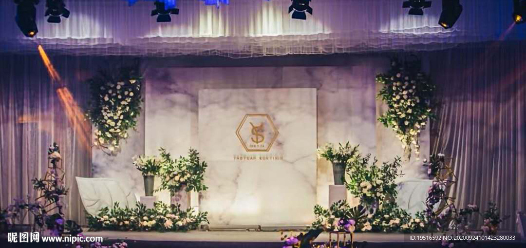 婚礼 素材  背景 大理石