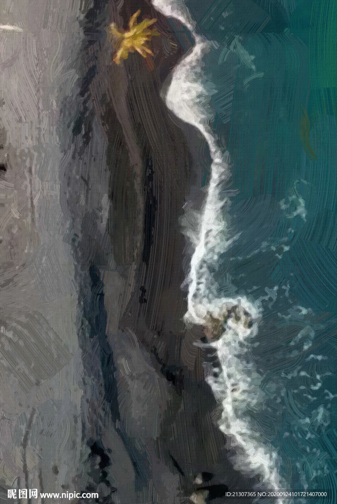 抽象装饰画风景油画