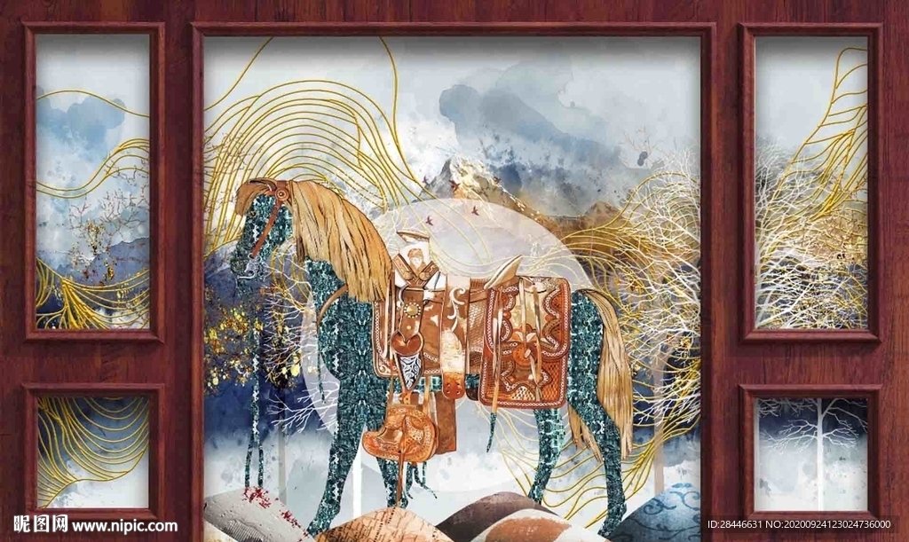 轻奢护墙板背景墙