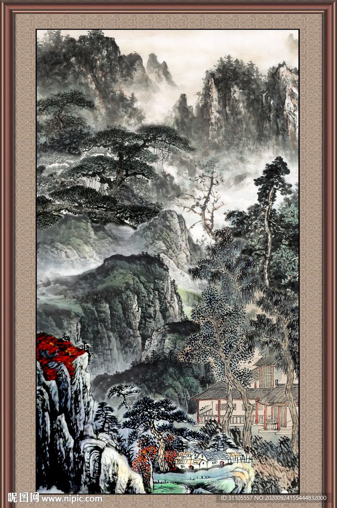 巨幅山水