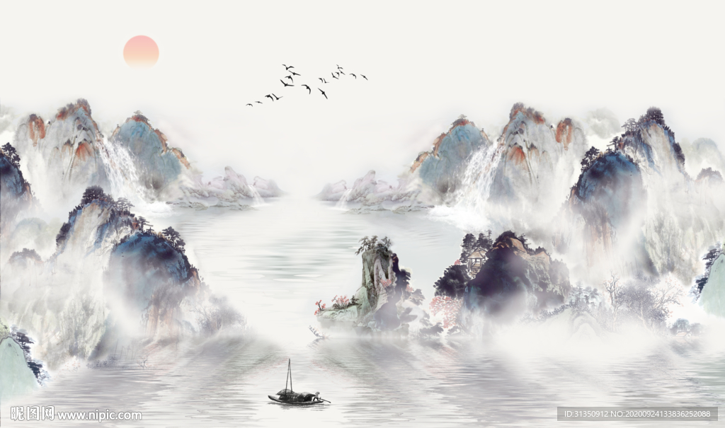新中式山水