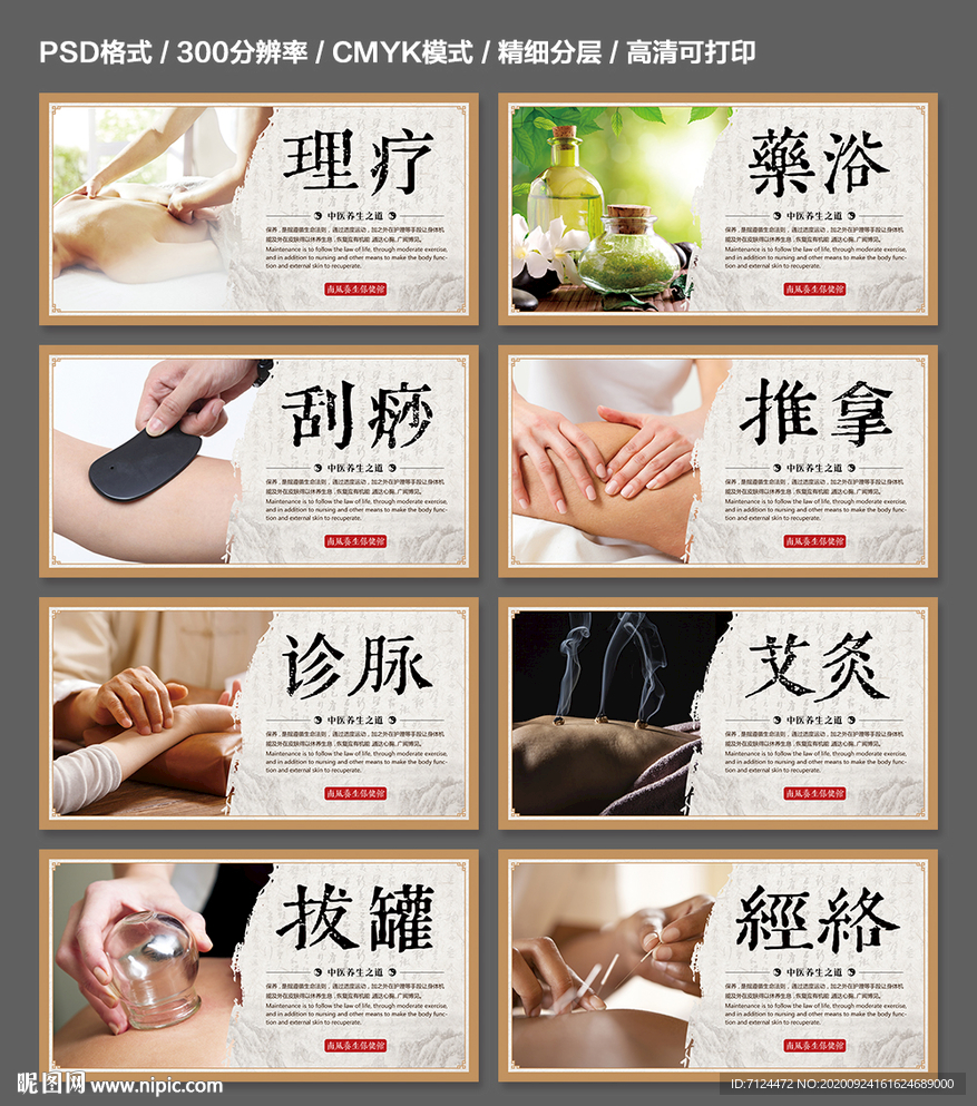 中医养生 中医 中医展板