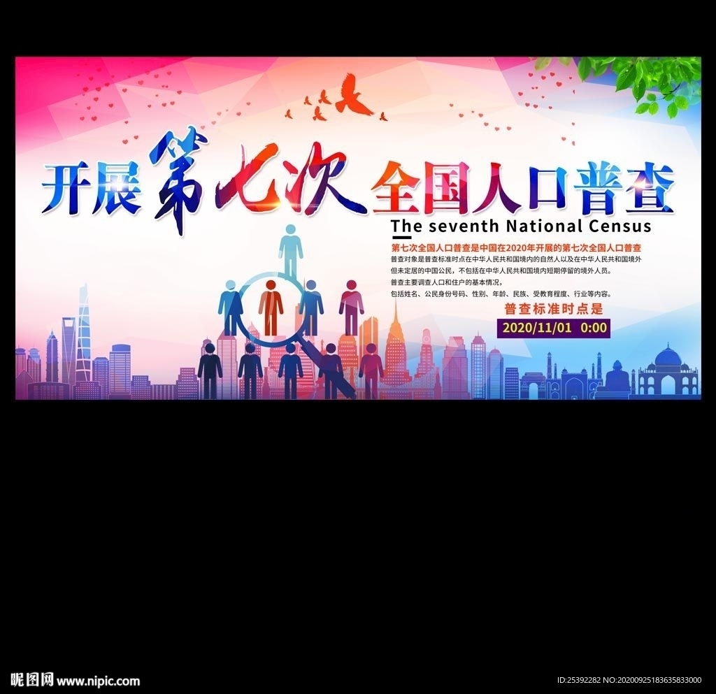 开展第七次全国人口普查