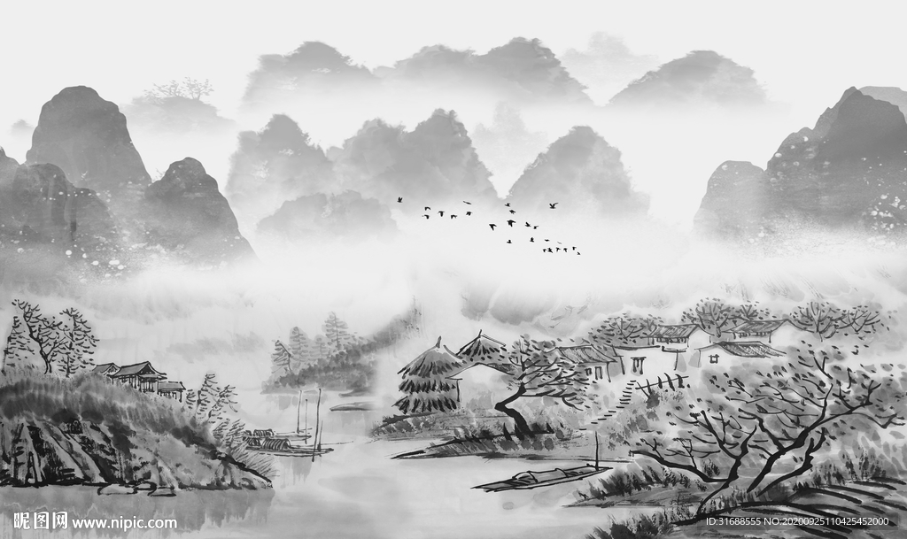 水墨山水