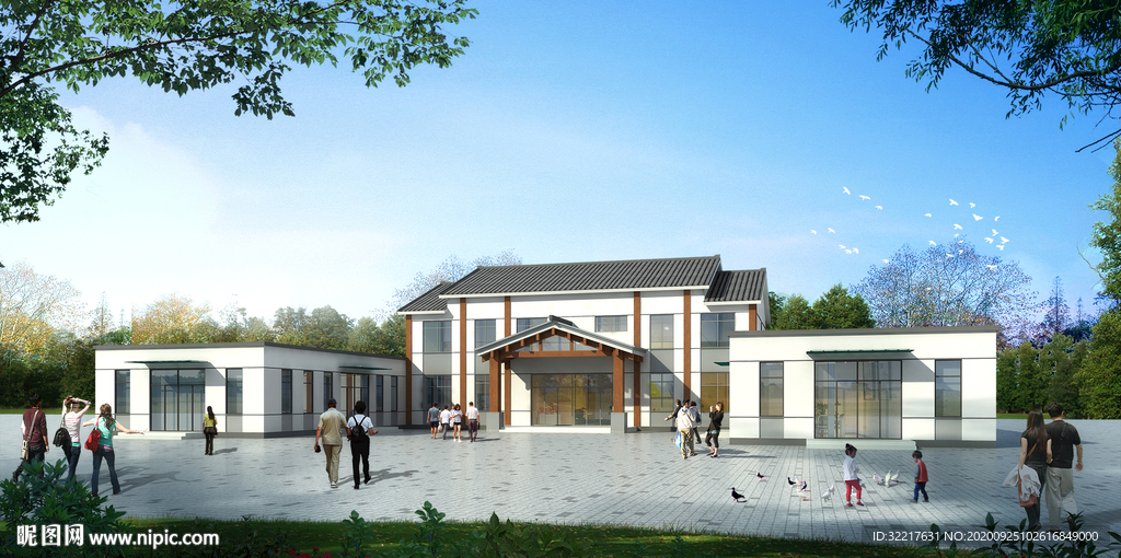 建筑PSD