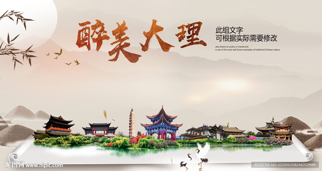 大理醉最大美丽生态宜居城市海报