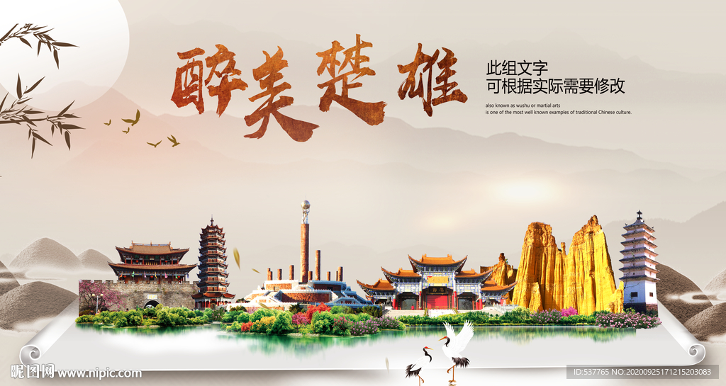 楚雄醉最大美丽生态宜居城市海报