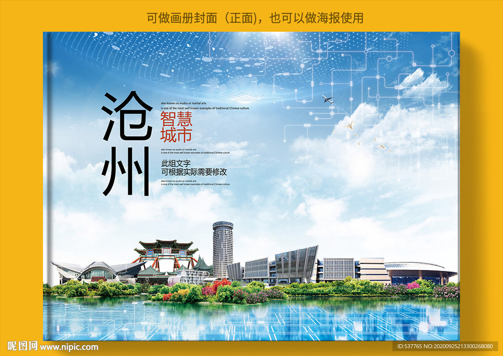 沧州智慧科技创新城市画册封面