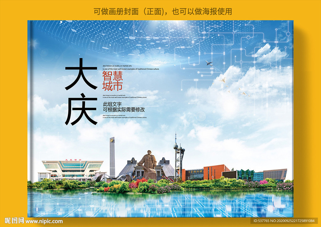 大庆智慧科技创新城市画册封面