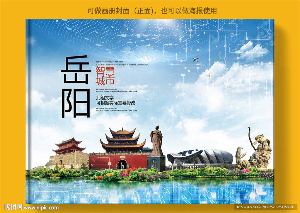岳阳智慧科技创新城市画册封面