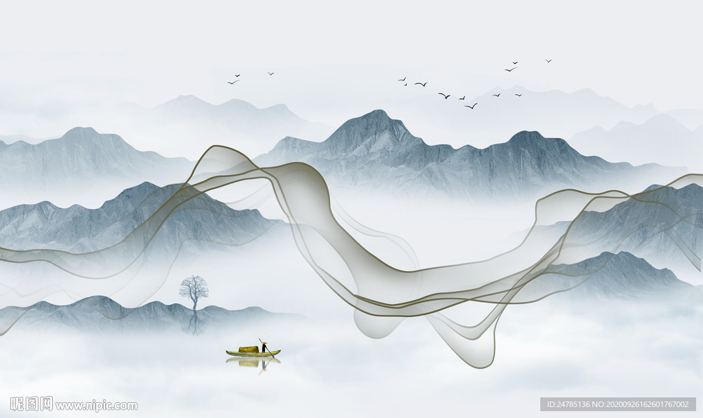 水墨画