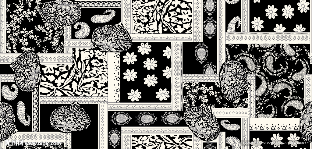 数码印花 大牌花