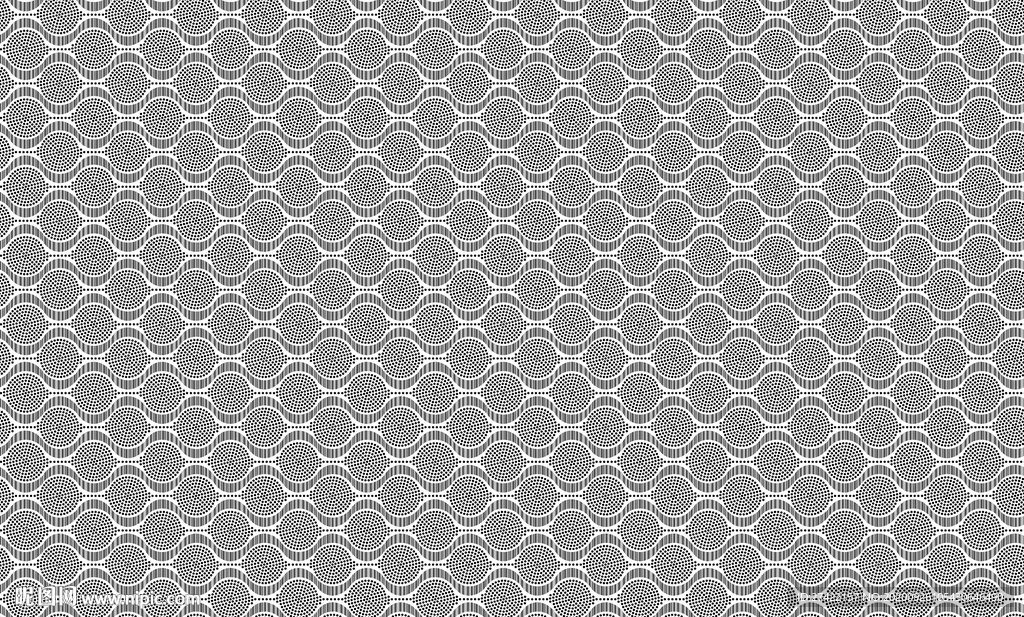 逆向纹 圆点线条