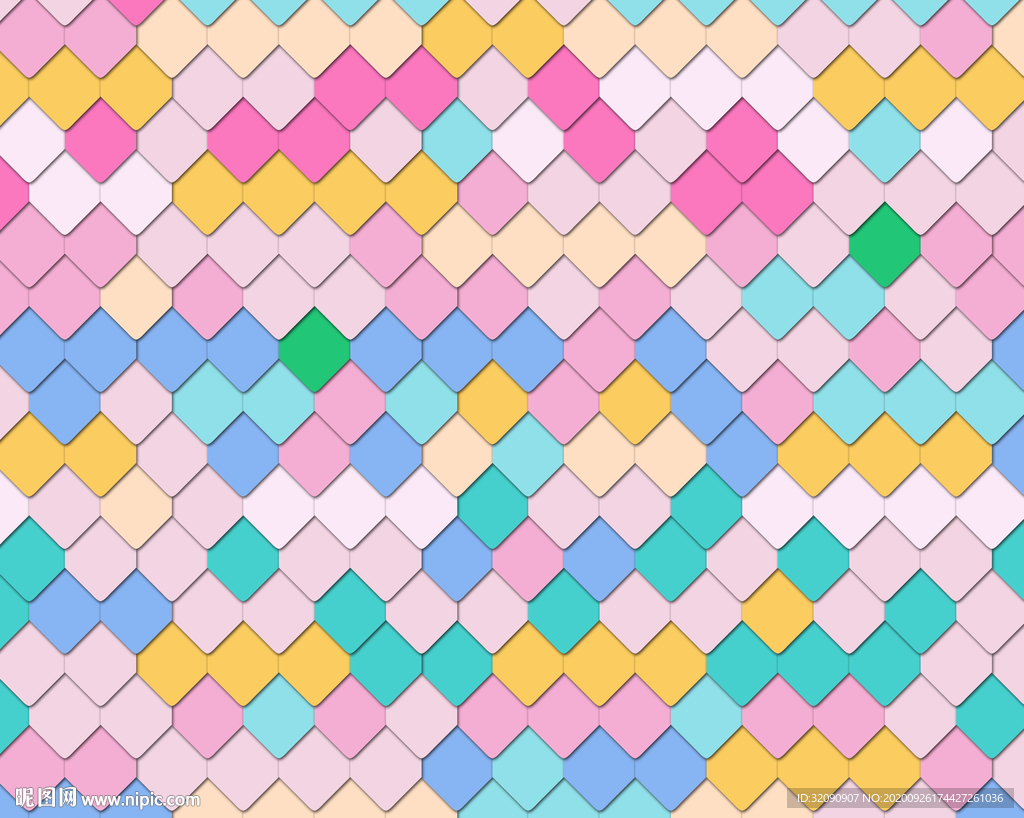 抽象彩色几何图形方块方框背景