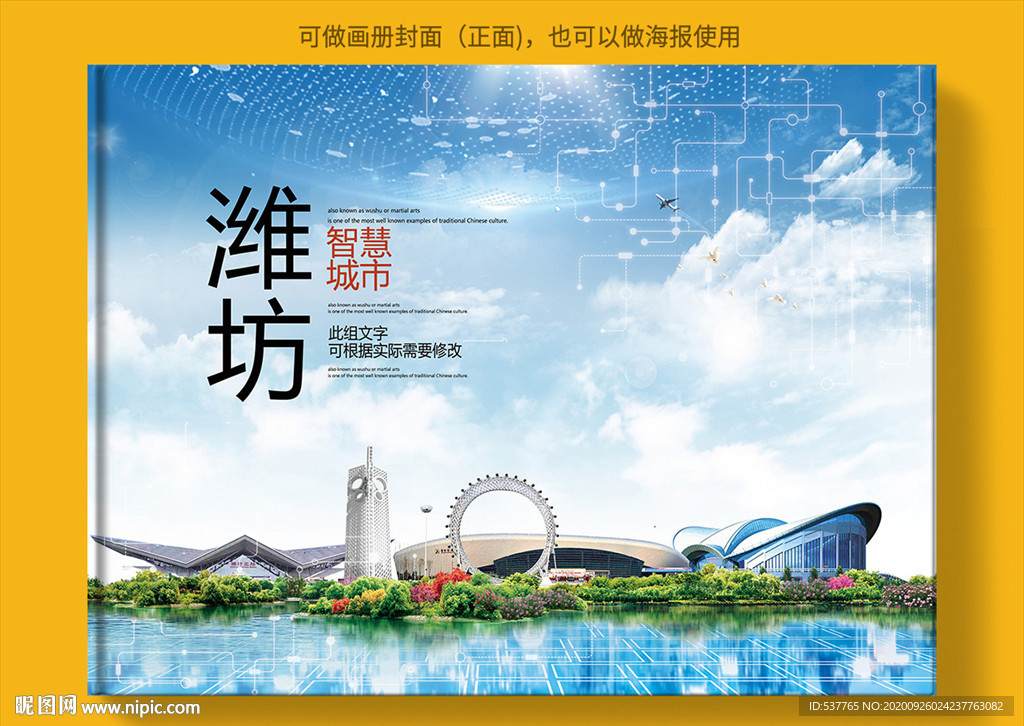 潍坊智慧科技创新城市画册封面