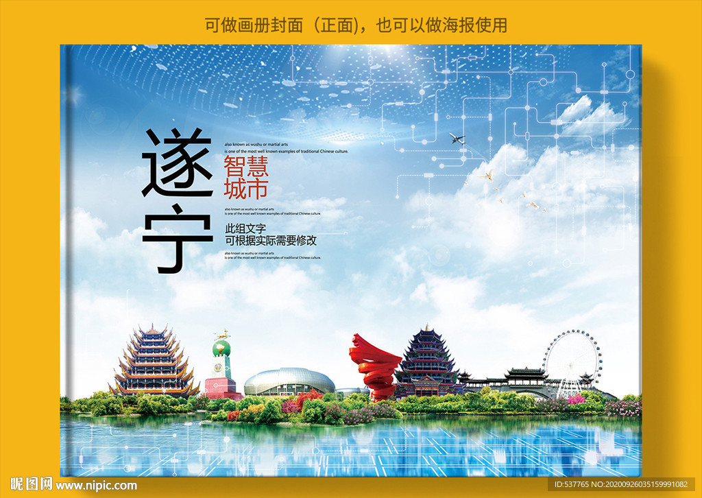 遂宁智慧科技创新城市画册封面