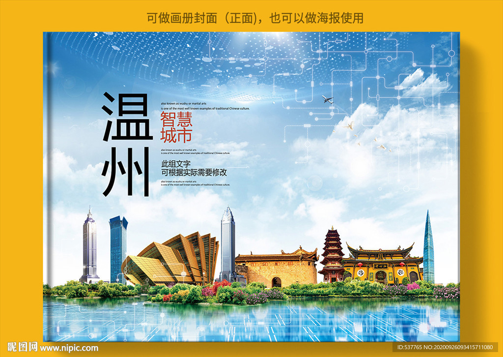 温州智慧科技创新城市画册封面