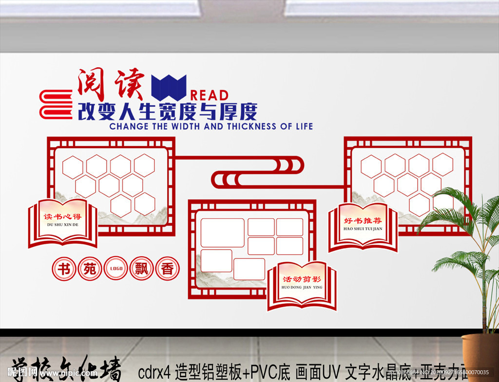 阅读文化墙