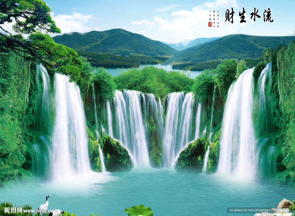 山水画 水墨山水画 意境山水画