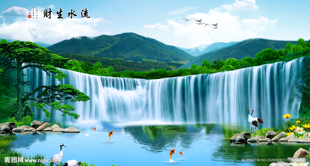 山水画 水墨山水画 意境山水画