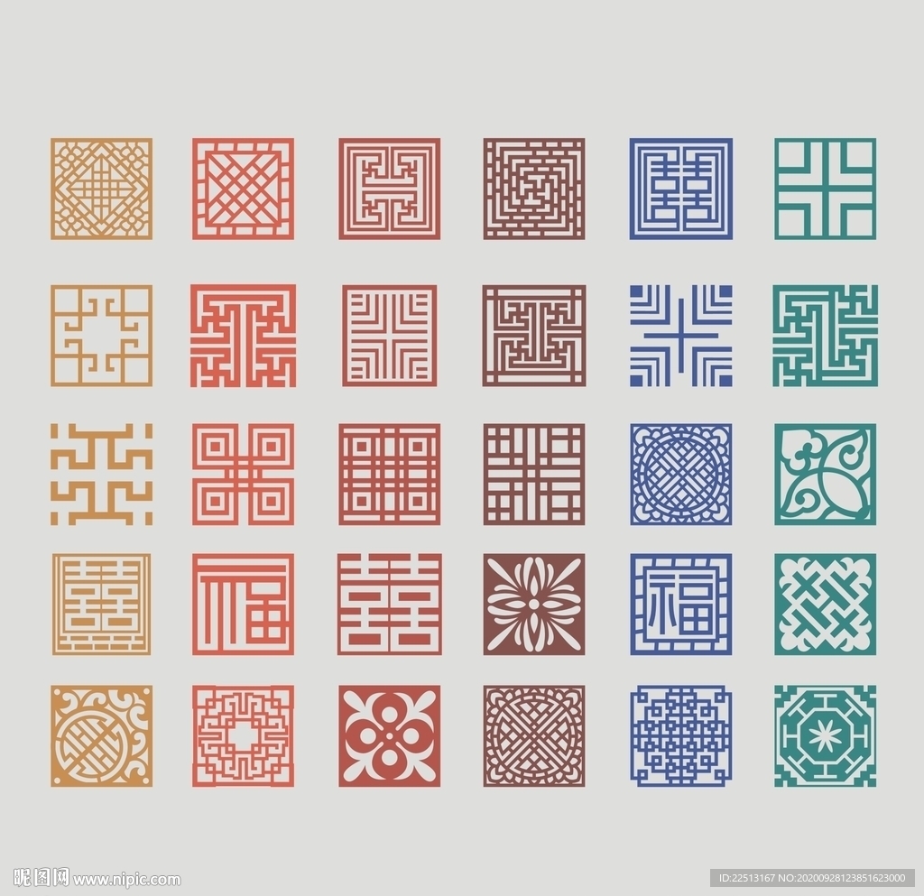 窗花 中式花纹