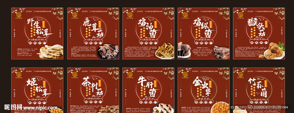 菌类菇类绿色天然野生松茸茶树菇