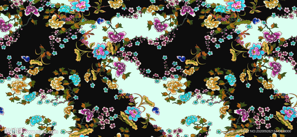碎花  背景 矢量