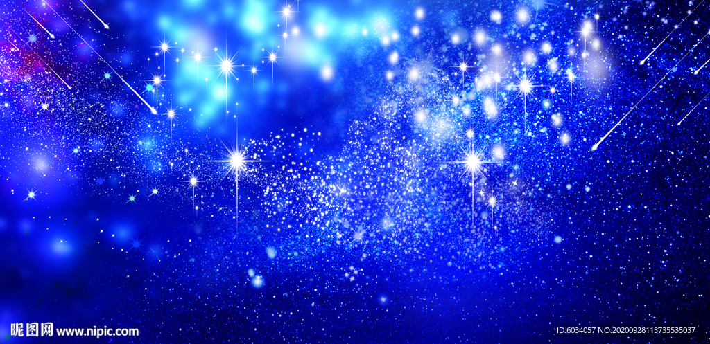 蓝色天空星座+梦幻星空底图