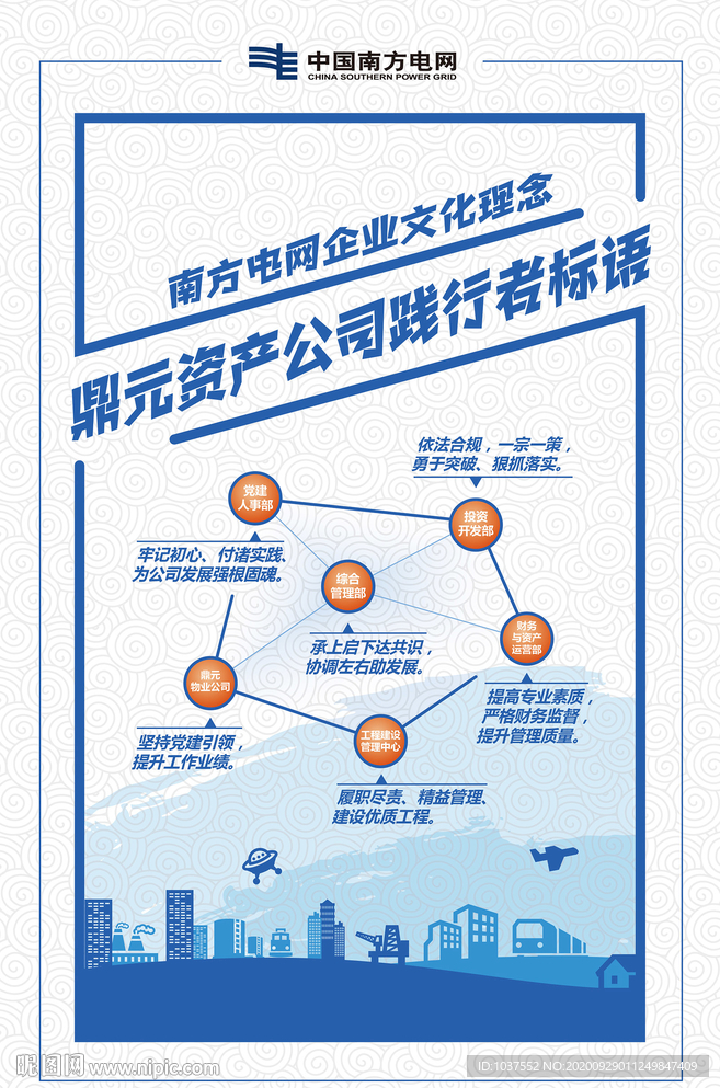 公司架构海报