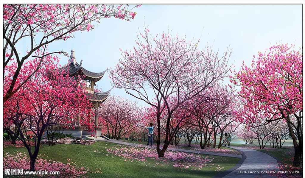 梅花生态园 景观效果图